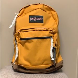 New Mustard Yellow Jansport Right Pack Backpack